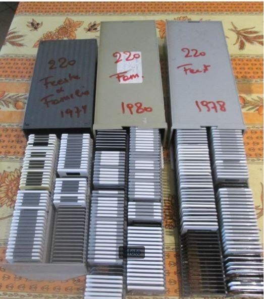 220 oude Dia's van Families en Feesten - 1978-1980, Ophalen of Verzenden, Zo goed als nieuw, Foto