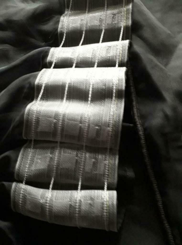 VOILAGE NOIR 6 PIECES, Ophalen, Gebruikt, Zwart, 50 tot 100 cm