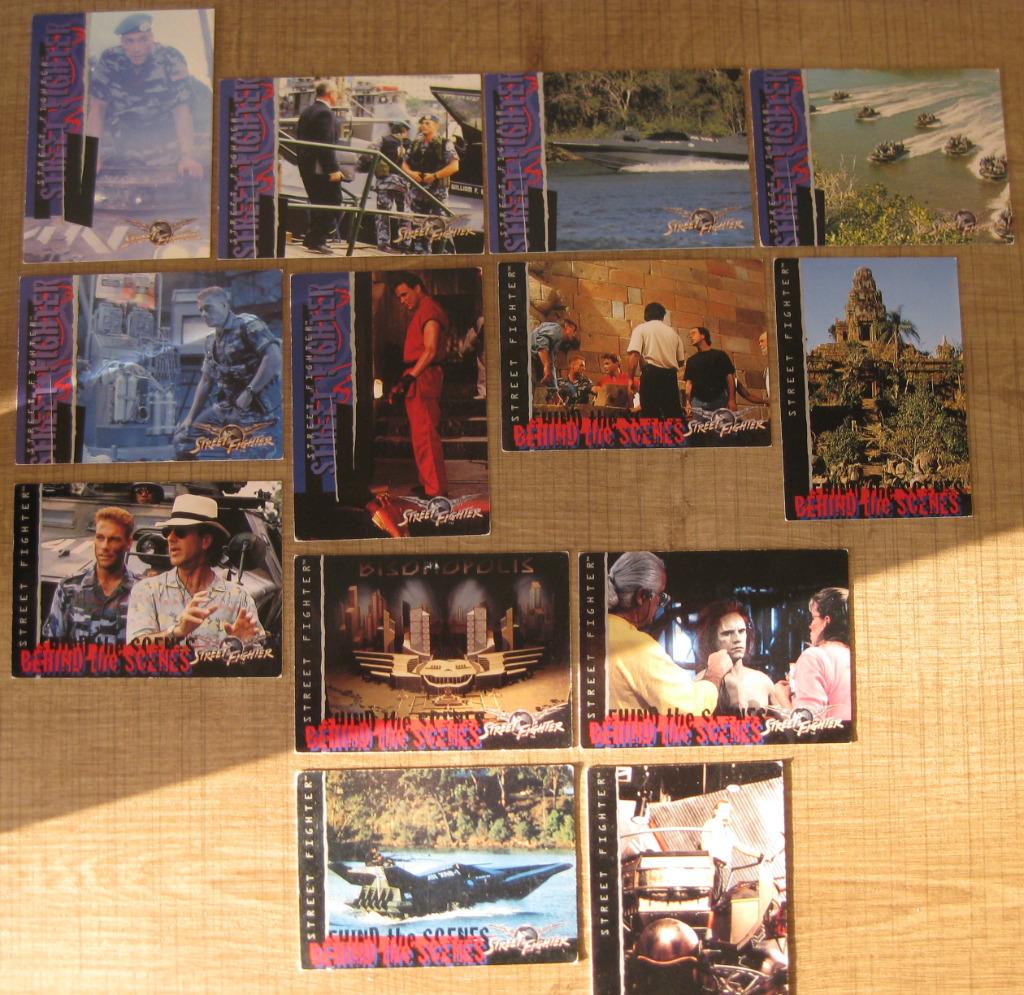 13 verzamelkaarten: Street Fighter (1994), Verzamelen, Ophalen of Verzenden, Gebruikt, Film, Foto of Kaart