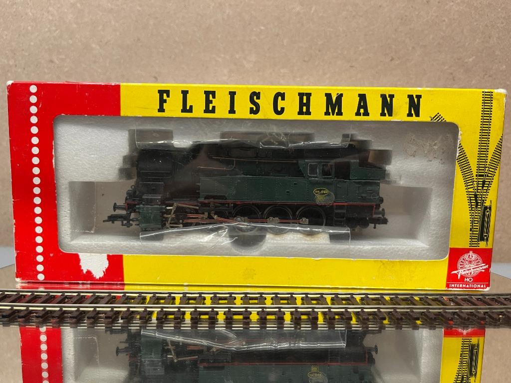 Fleischmann 4095 getransformeerde locomotief type BR98 NMBS, Fleischmann, Ophalen of Verzenden, Zo goed als nieuw, Gelijkstroom