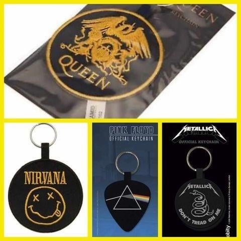 Queen Metallica Nirvana The Stones Bob Marley sleutelhanger, Ophalen of Verzenden, Nieuw, Merk