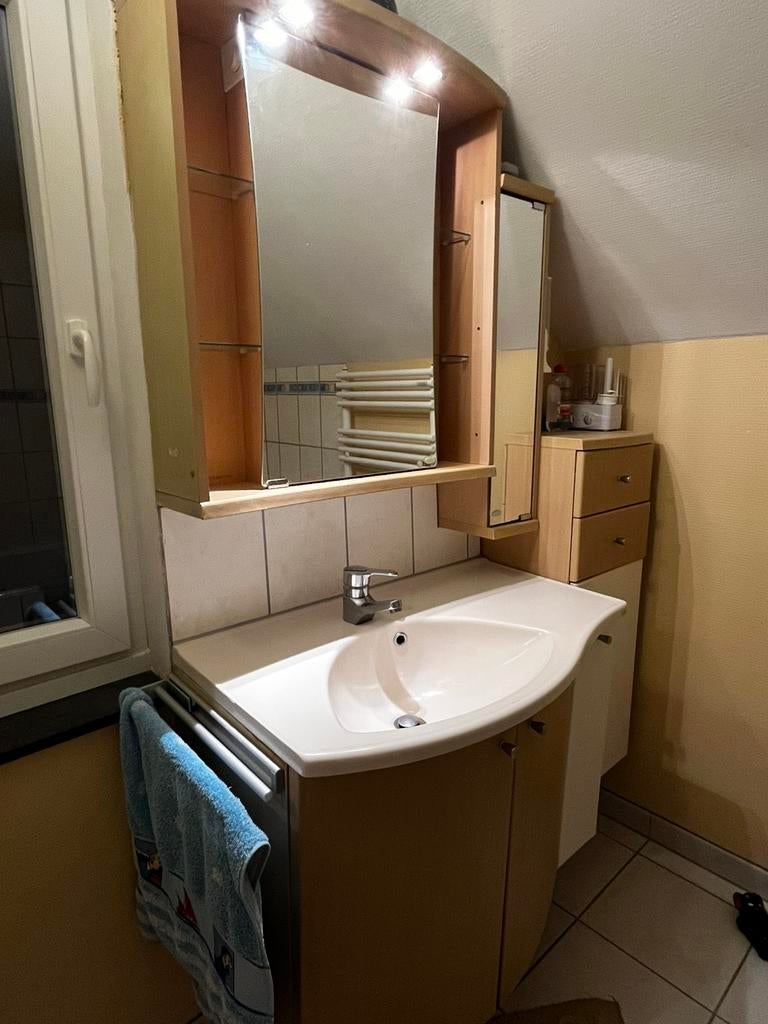 Ensemble de 5 meubles salle de bain Allibert, 25 à 50 cm, Moins de 100 cm, 100 à 150 cm, Enlèvement