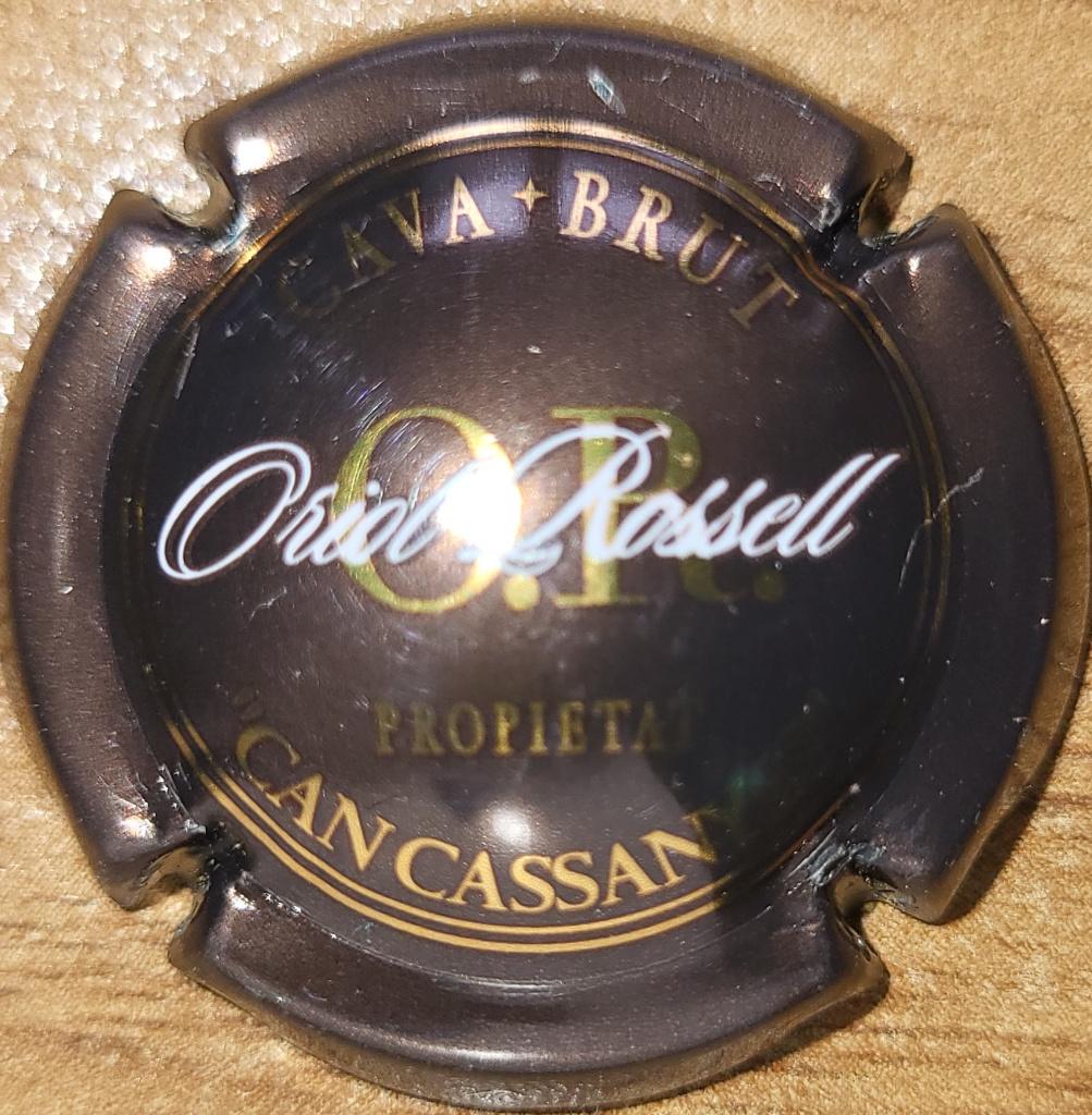 Capsule Cava d'Espagne ORIOL ROSSELL brun et or nr.7509 RARE, Enlèvement ou Envoi, Neuf, Espagne, Autres types