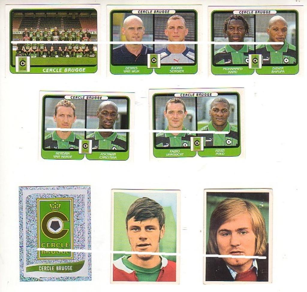 Panini / Football ... Cercle Brugge / 34 stickers, Verzamelen, Verzenden, Zo goed als nieuw, Poster, Plaatje of Sticker