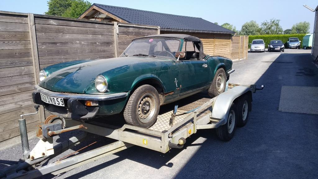 Triumph spitfire in onderdelen, Ophalen of Verzenden, Triumph, Motorkap