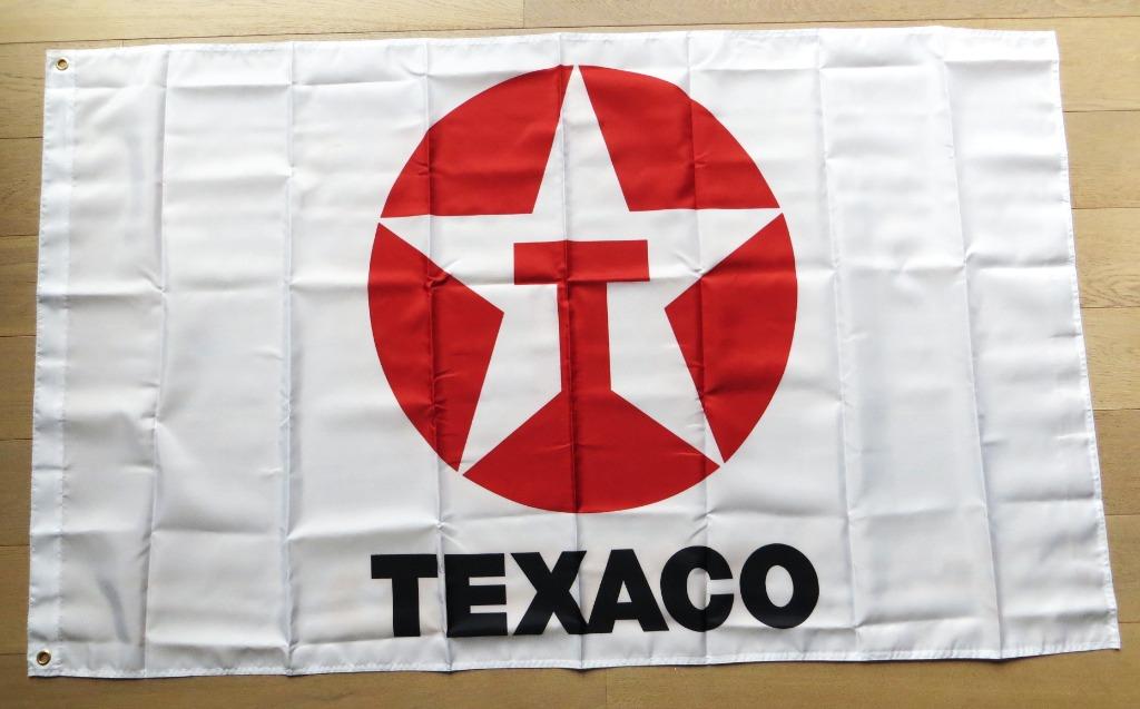 Reclame vlag TEXACO - 150 cm x 90 cm - In perfecte staat!, Verzamelen, Ophalen of Verzenden, Nieuw, Reclamebord