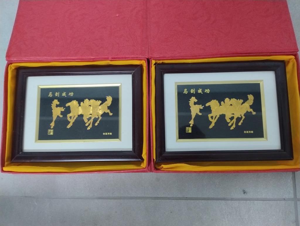 Chinese kunst (2 stuks), Antiek en Kunst, Kunst | Niet-Westerse kunst, Ophalen