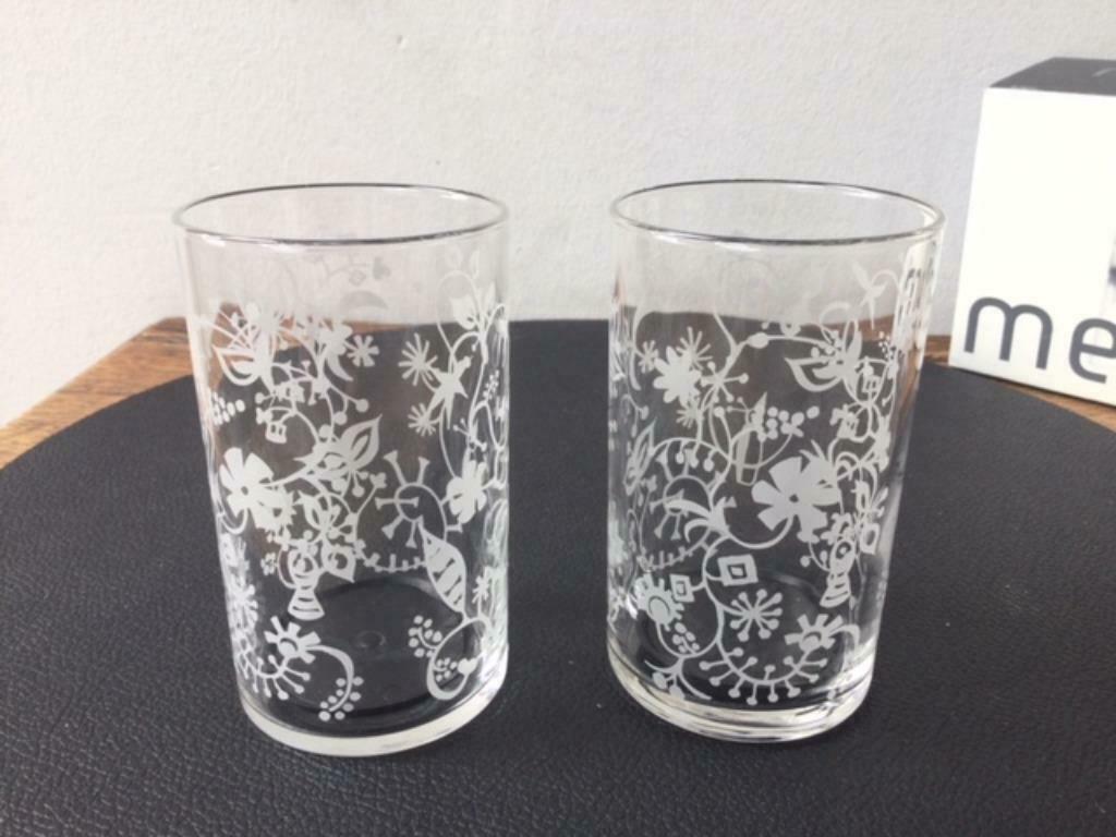 Lot de 2 photophores en verre Menu : danish design, Enlèvement ou Envoi, Bougie