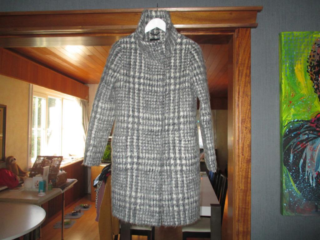 chique warme lange winterjas van wol en alpaca, Kleding | Dames, Jassen | Winter, Ophalen of Verzenden, Zo goed als nieuw, Maat 36 (S)