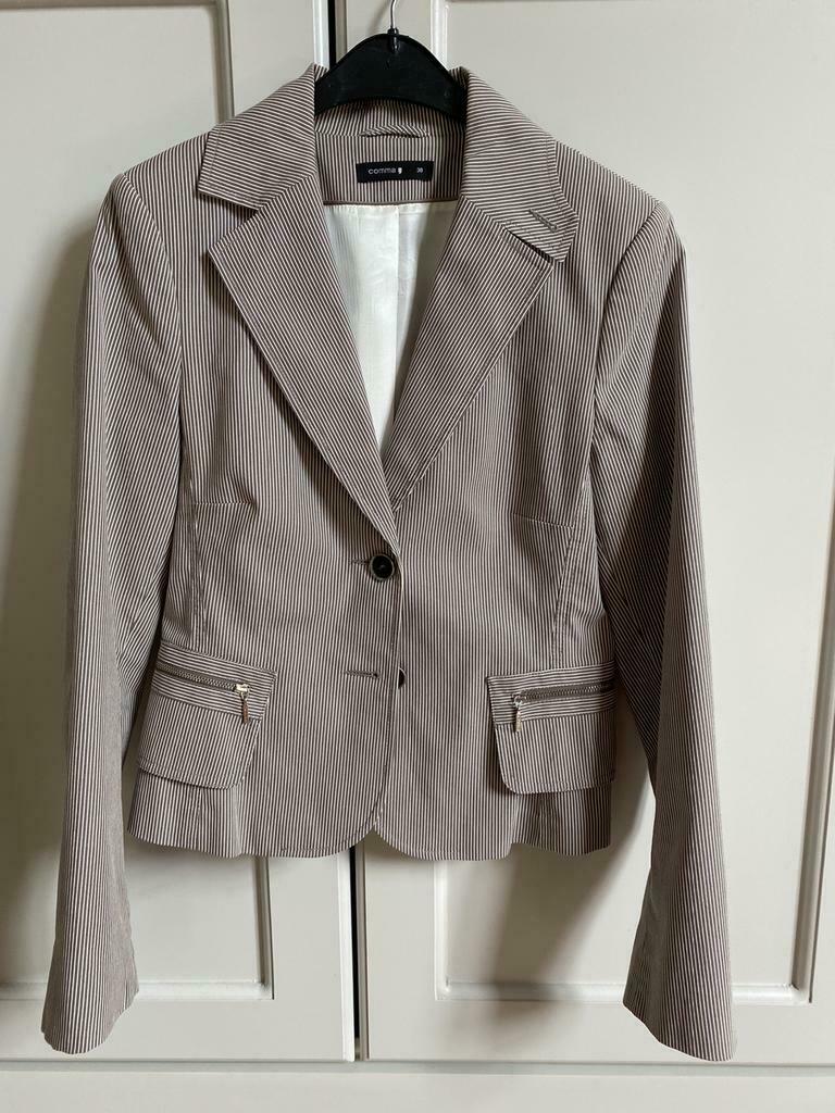 Blazer Comma 38, Maat 38/40 (M), Wit, Zo goed als nieuw, Comma