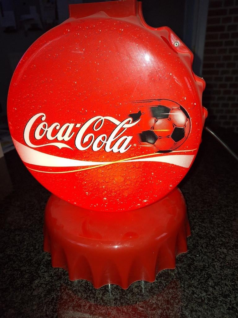 Lichtreclame Coca-Cola,rode kleur, Ophalen, Zo goed als nieuw