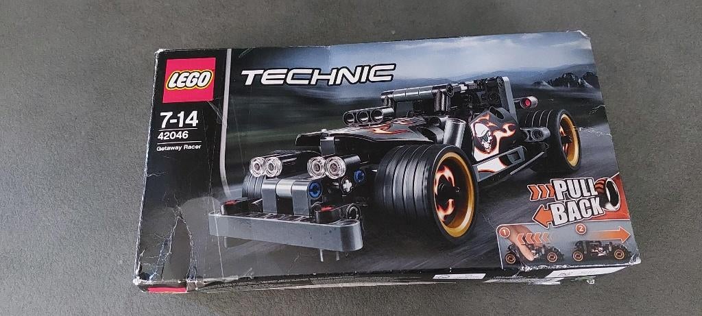 LEGO Technic "Getaway racer" - 42046, Ophalen of Verzenden, Zo goed als nieuw, Complete set, Lego