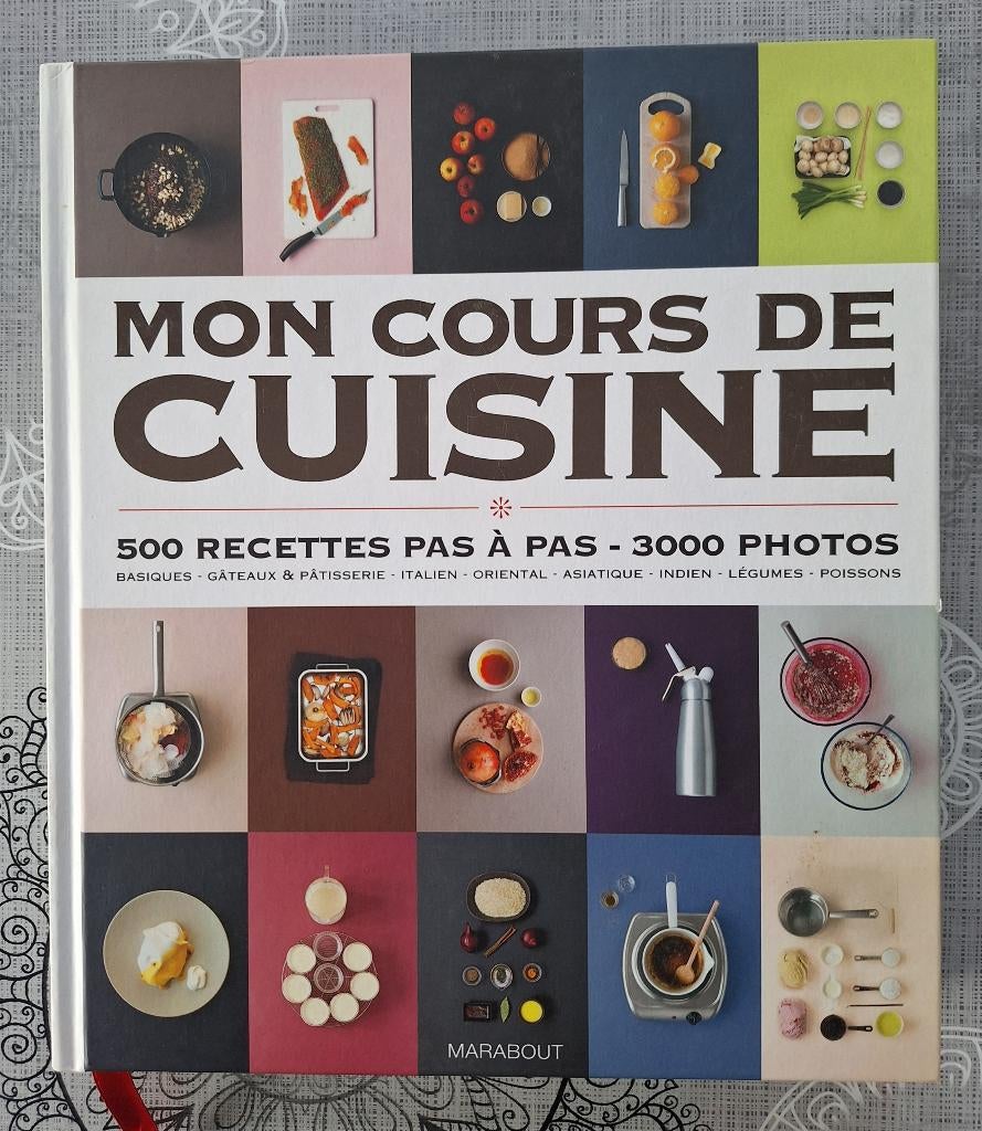 mon cours de cuisine - 3000 photos 500 recettes - neuf, Marabout, Enlèvement ou Envoi, Autres types, Comme neuf