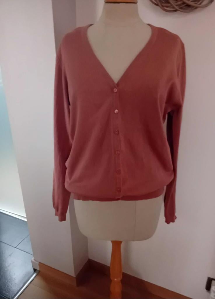 Gilet Bel&Bo in oud roze, maat XL, Ophalen of Verzenden, Zo goed als nieuw, Roze, Maat 46/48 (XL) of groter