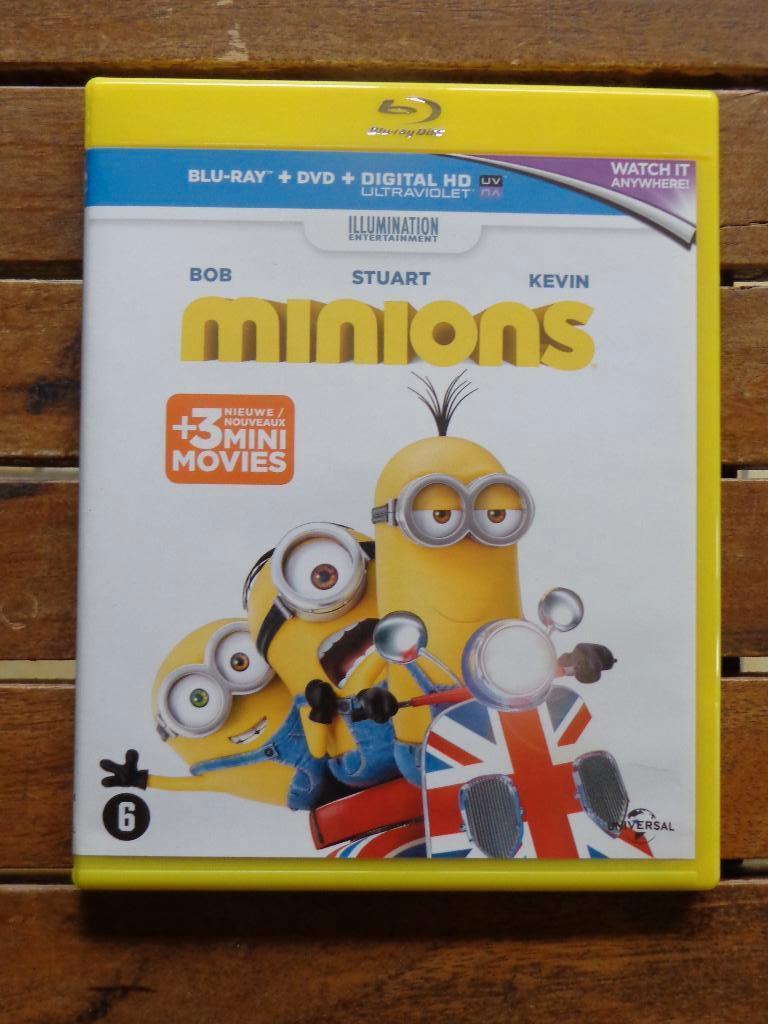 )))  Bluray et DVD  les Minions  //  Animation  (((, Ophalen of Verzenden, Zo goed als nieuw, Tekenfilms en Animatie