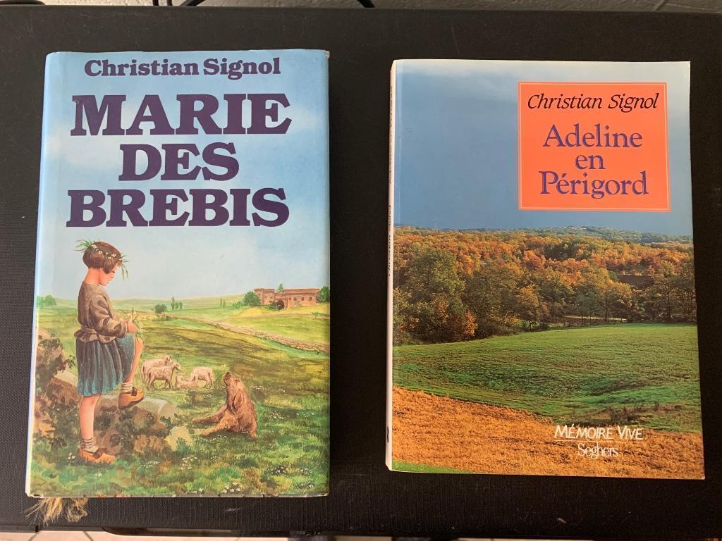 2 romans de Christian Signol, Enlèvement ou Envoi, Utilisé, Christian SIGNOL