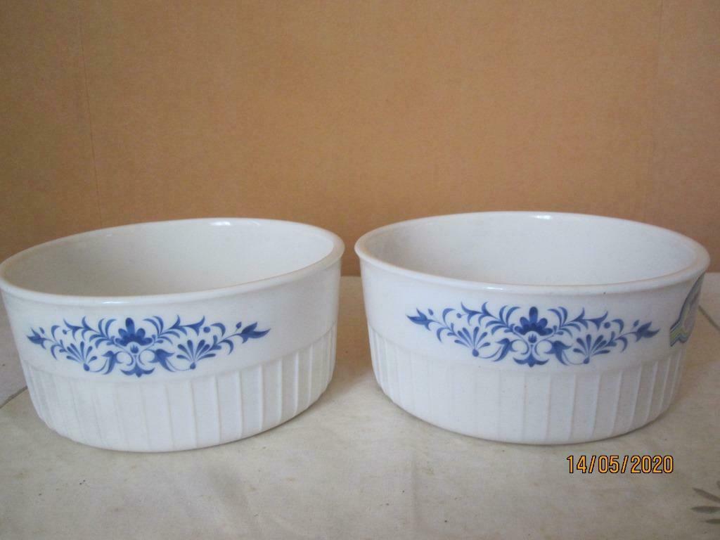 Set van 2 vintage ovenschotels pyrex van Sovirel France, Huis en Inrichting, Keuken | Potten en Pannen, Nieuw, Overige typen, Glas