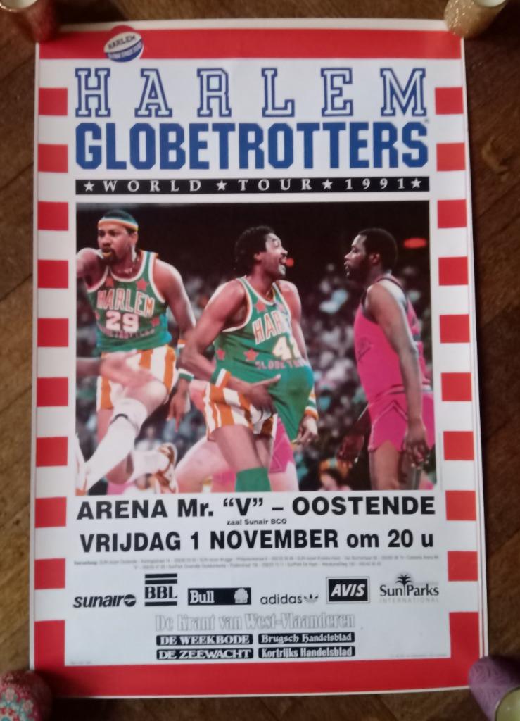 Affiche des Harlem Globetrotters, Enlèvement, Affiche, Image ou Autocollant