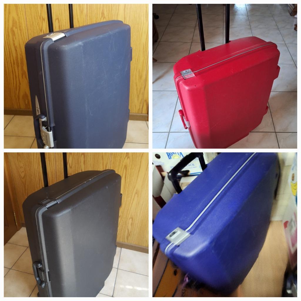 valies samsonite met uittrekbaar handvat,76x55x25 cm, 96 lit, Bijoux, Sacs & Beauté, Valises, Utilisé, Plastique dur, 70 cm ou plus