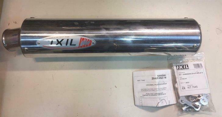 ixil demper kawasaki zx-6r 98/02 / zzr 600 98/07 - alu round, Verzenden, Nieuw