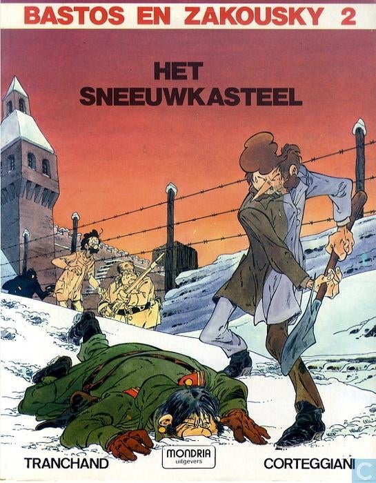 Bastos en Zakousky 2) Het sneeuwkasteel - 1e druk 1982, Boeken, Stripverhalen, Eén stripboek, Ophalen of Verzenden, Gelezen