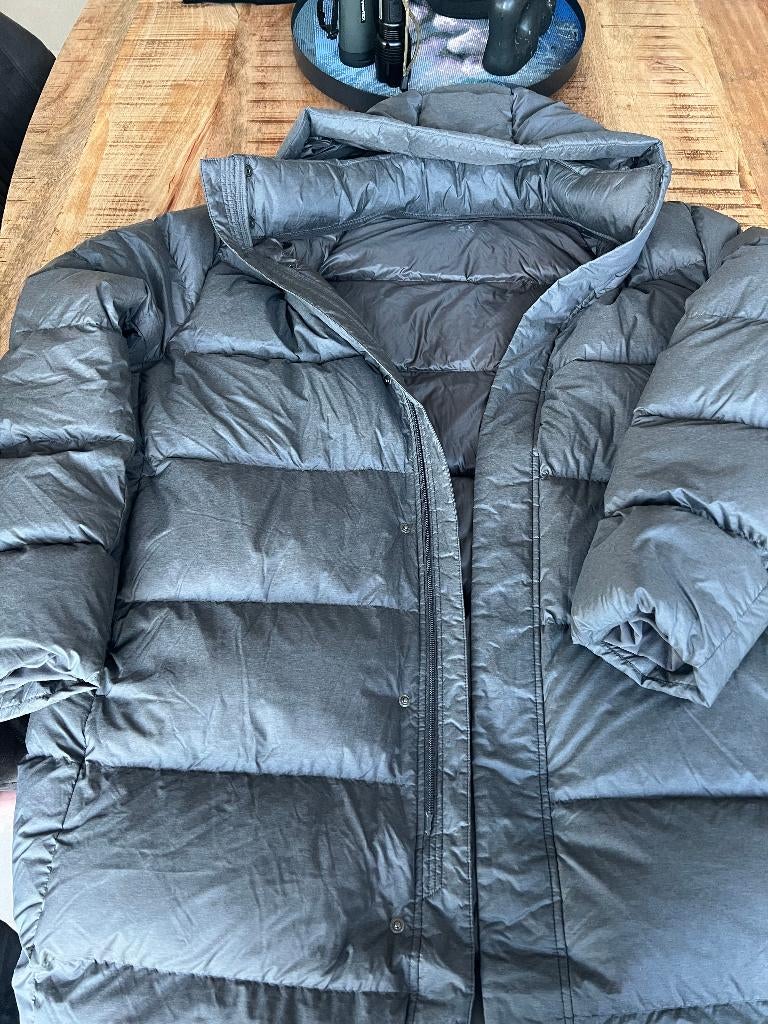 wintervest heren, Gris, UNIQLO, Comme neuf, Enlèvement