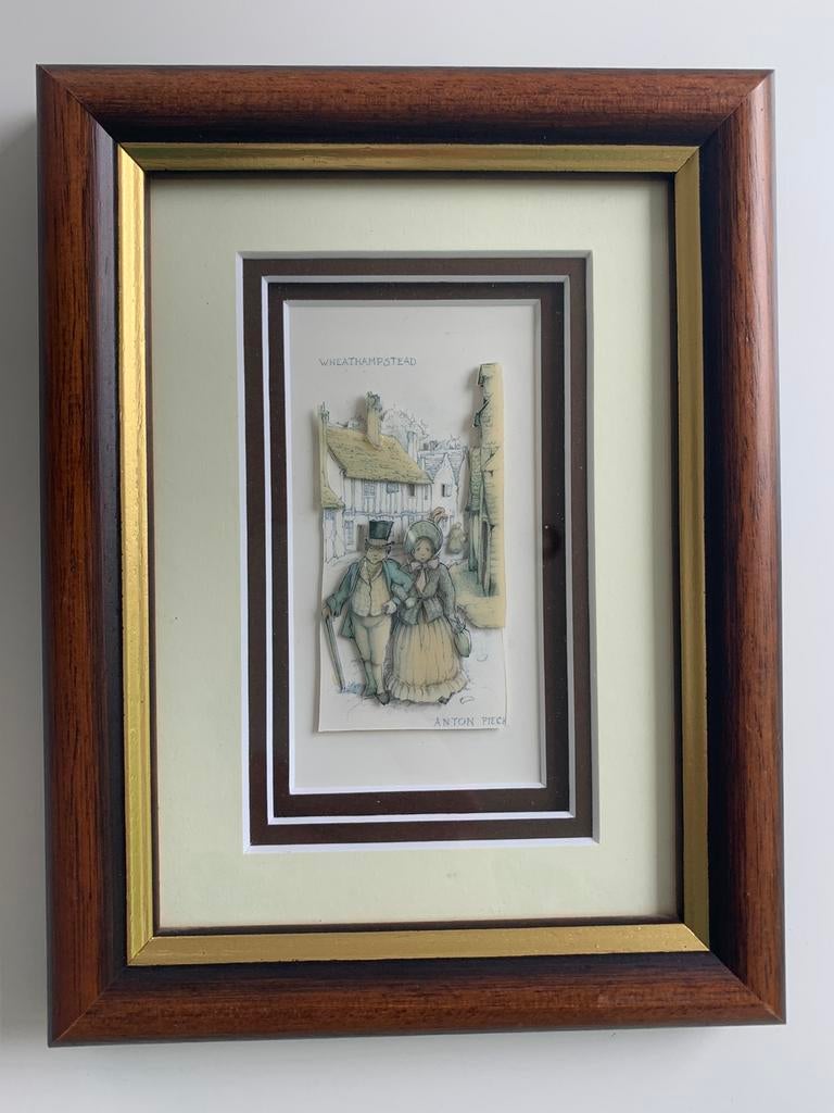 Œuvre « Wheathampstead » d'Anton Pieck en 3D, Antiquités & Art, Enlèvement