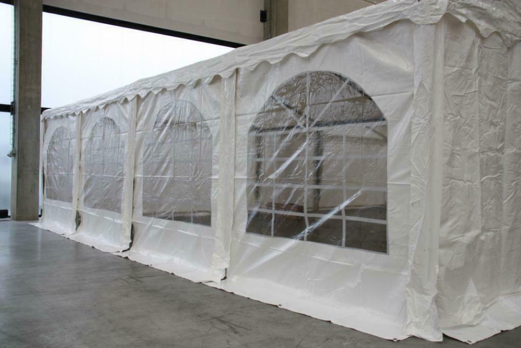 Nieuwe PVC Partytenten met grondframe en dakversteviging, Tuin en Terras, Ophalen, Nieuw