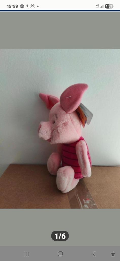 Disney knuffel Knorretje, Ophalen of Verzenden, Overige figuren, Nieuw, Knuffel