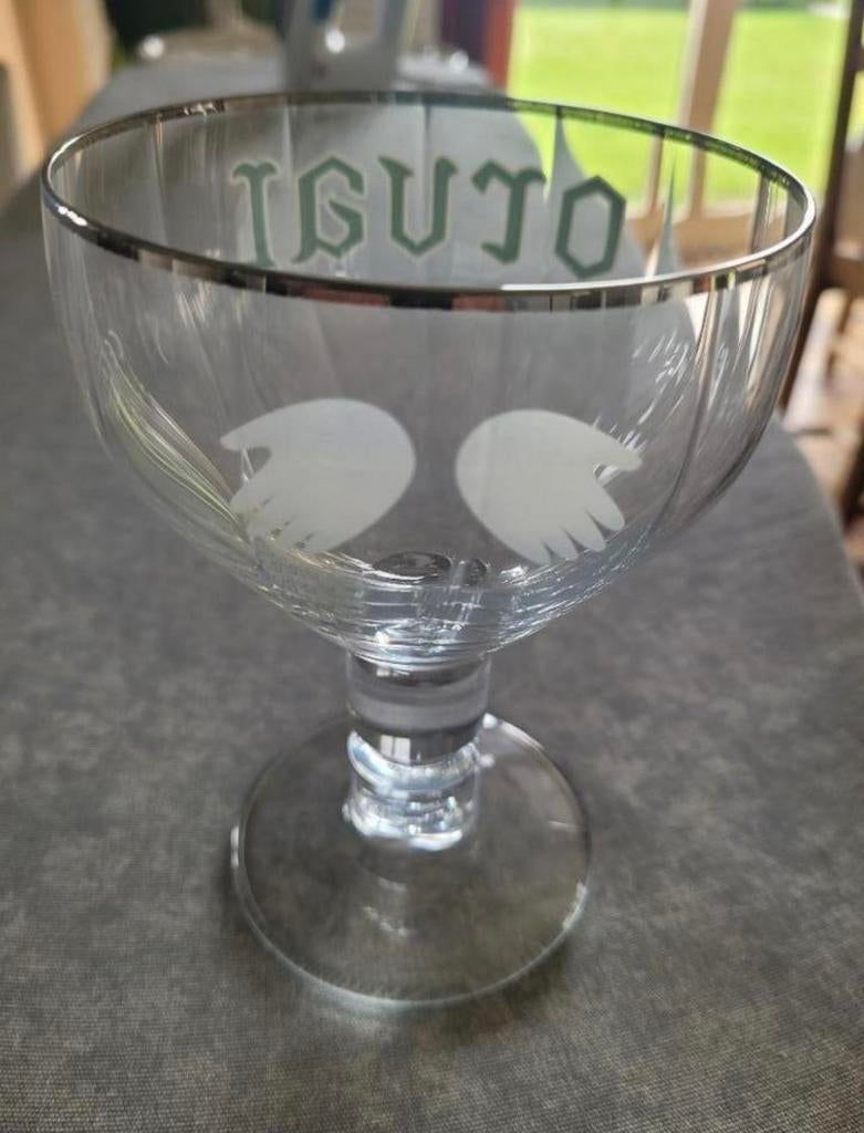 Verre Orval ange gardien 33cl écriture vert neuf, Enlèvement ou Envoi