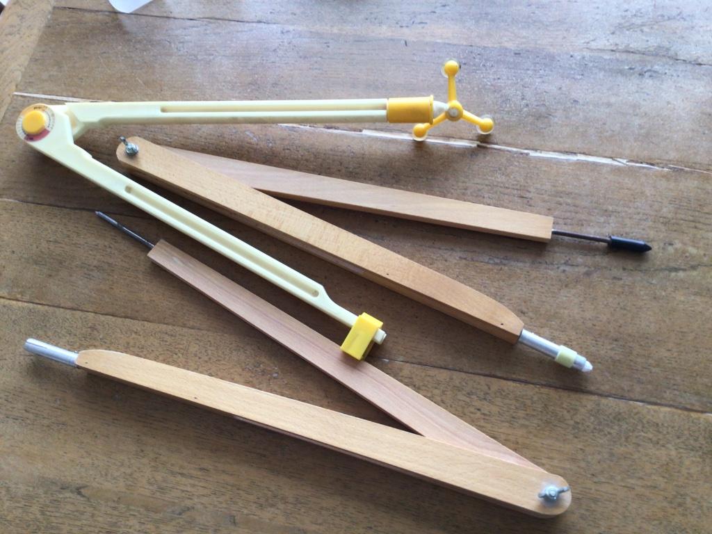 Grote passer.     Schoolpassers  3 stuks, Ophalen