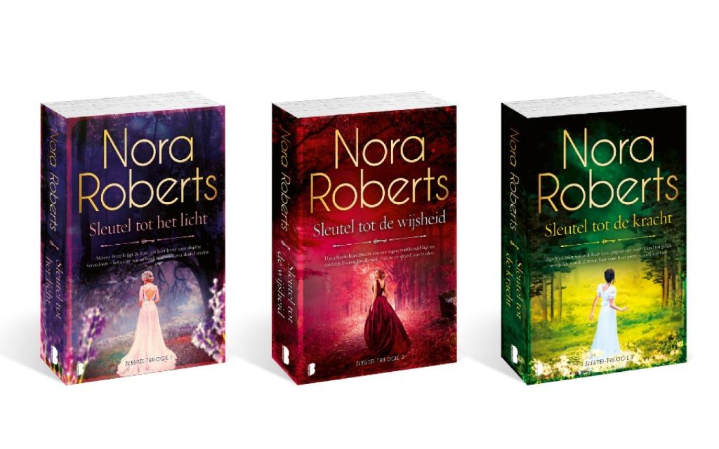 Nora Roberts  Sleutel-trilogie, België, Ophalen of Verzenden, Zo goed als nieuw, Nora Roberts