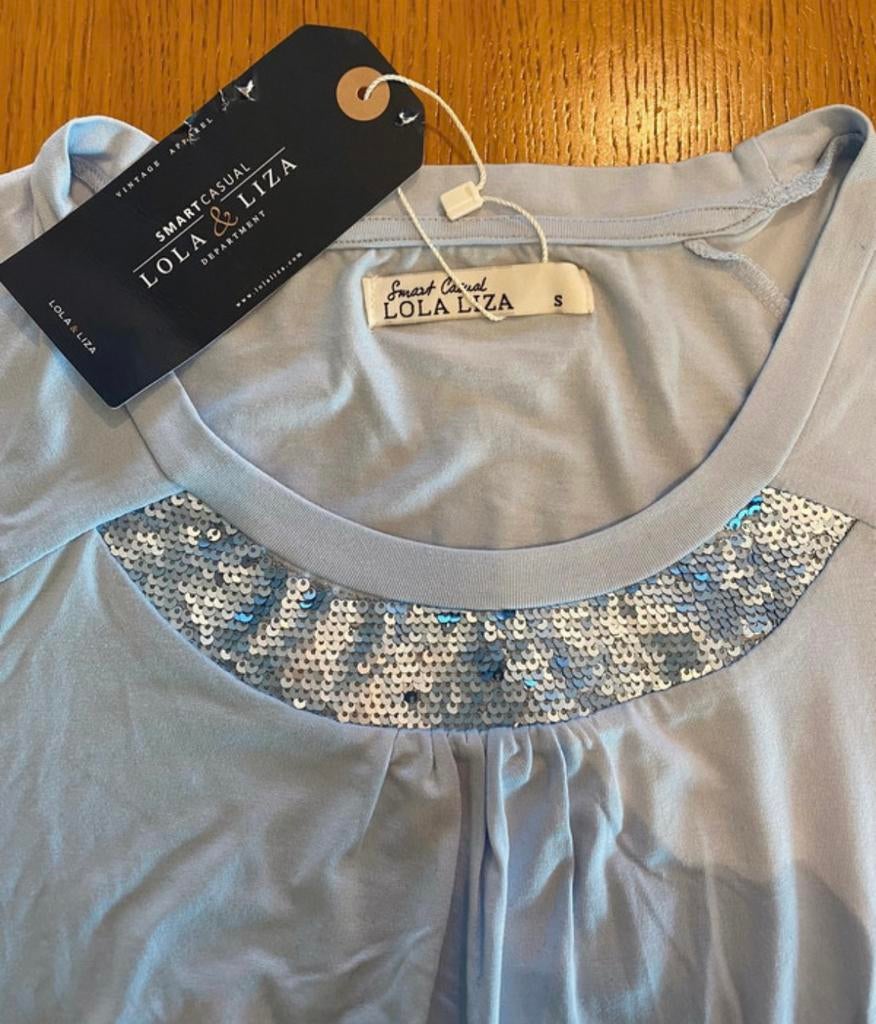 Nieuw LolaLiza T-shirt, Kleding | Dames, Blauw, Maat 42/44 (L), Nieuw, Ophalen of Verzenden
