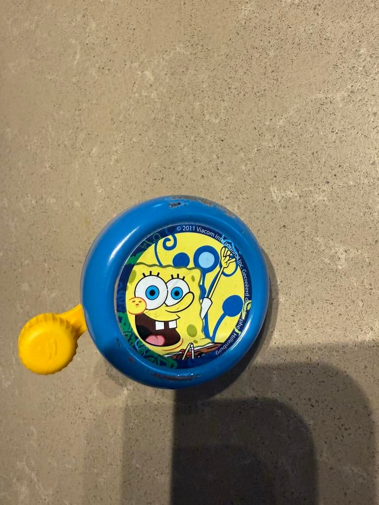 Fietsbel spongebob, Kinderen en Baby's, Ophalen of Verzenden, Gebruikt