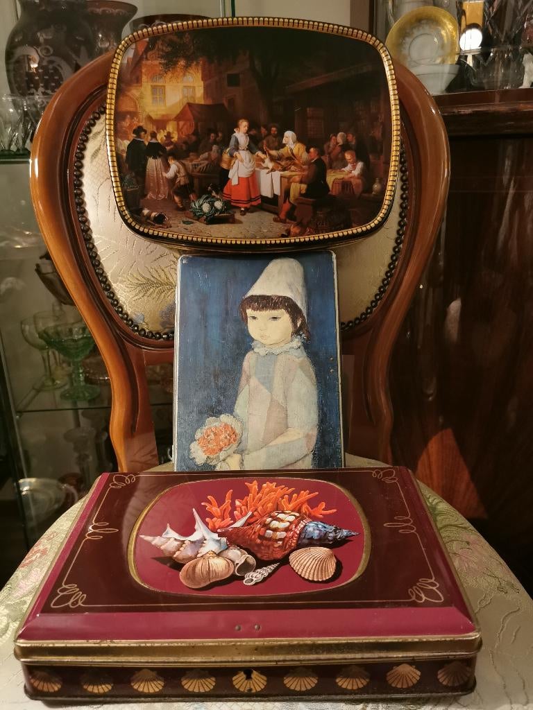 Antieke blikken doosjes, Antiek en Kunst, Ophalen of Verzenden