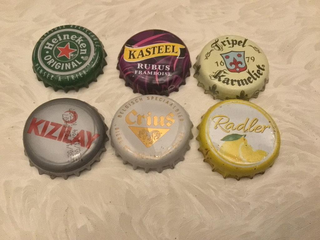 Bier kroonkurken Crius ,kizilay, radler, karmeliet, kasteelb, Ophalen, Heineken
