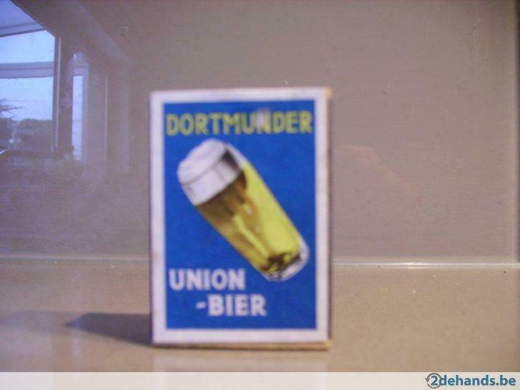 houten luciferdoosje dortmunder union, Nieuw