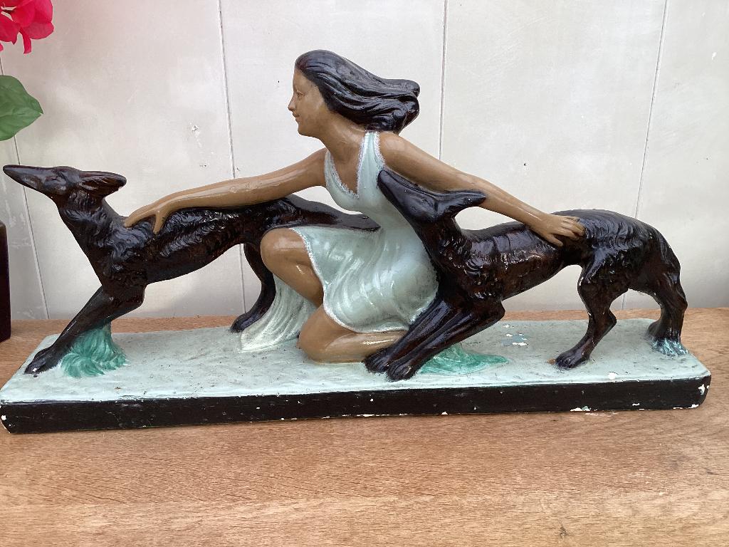 Art deco beeld, Ophalen