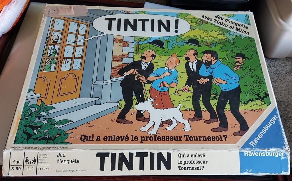 Jeu tintin manque 4 cartes, Comme neuf