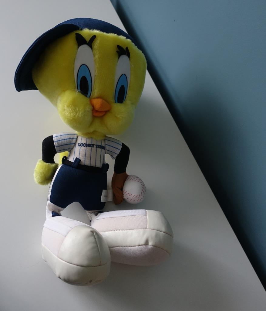Tweety baseball knuffel "41cm", Ophalen of Verzenden, Zo goed als nieuw, Overige typen