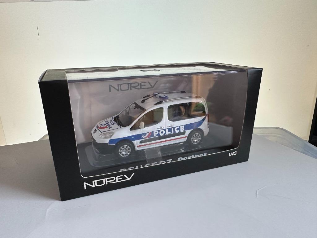 Norev Peugeot Partner police nationale ref 79829 1:43 neuf, Enlèvement ou Envoi, Comme neuf, Voiture, Norev