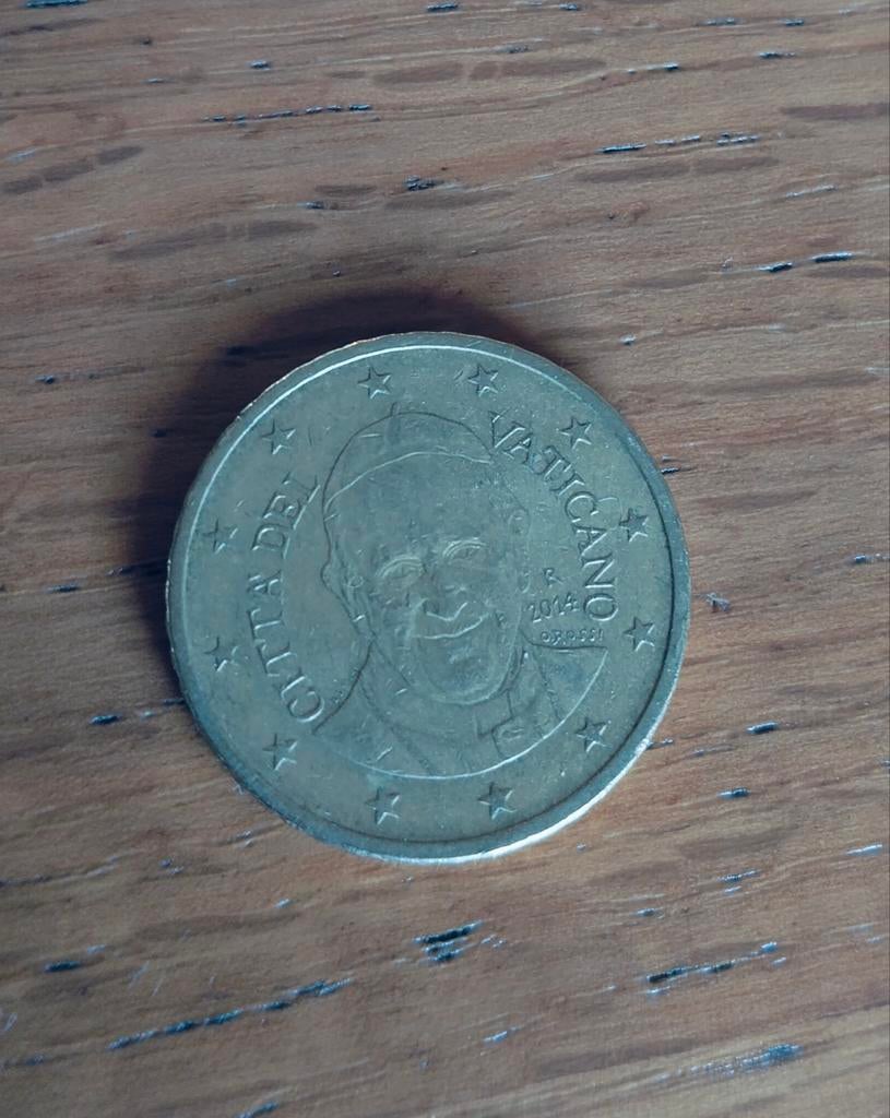 Munt 50 cent Vaticaan paus Franciscus 2014, Enlèvement ou Envoi, 50 centimes
