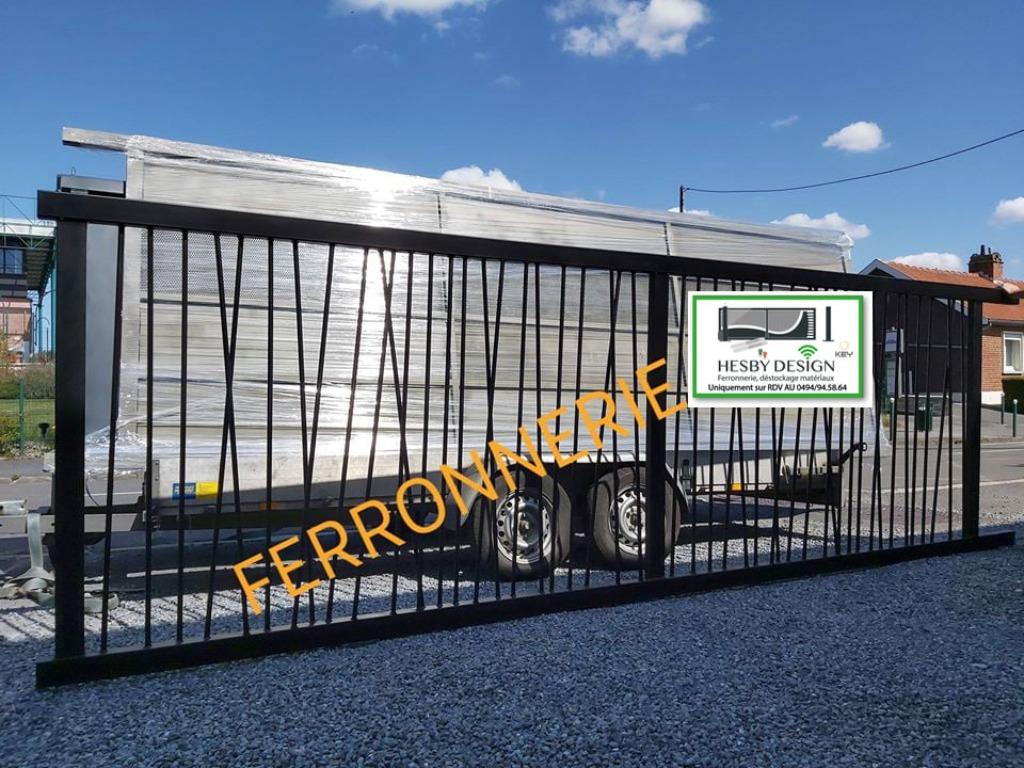 Barrière, nieuwe poort ZONDER ONDERHOUD, Ophalen, Nieuw, Met poort