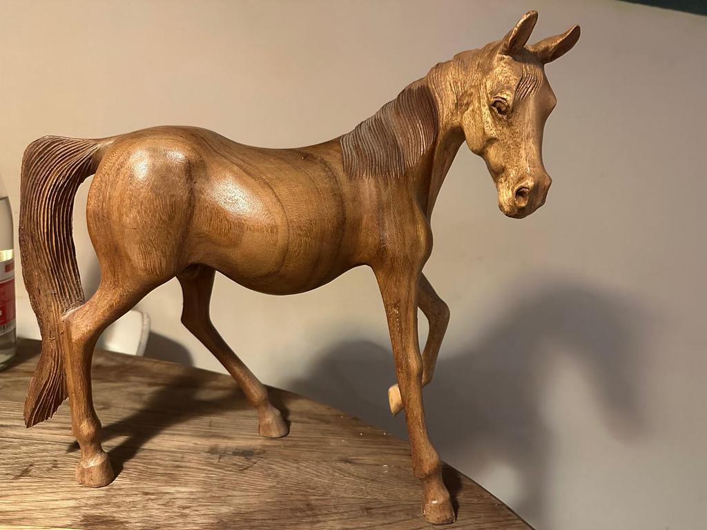 Houten paard 40x40cm, Antiek en Kunst, Ophalen