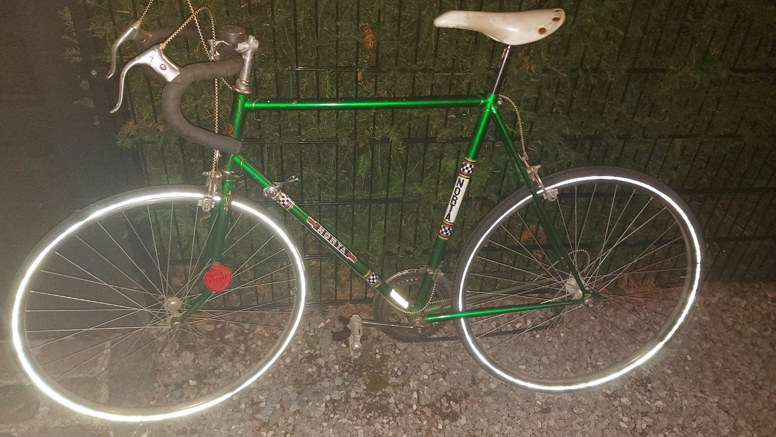 Vintage Norta koersfiets, Fietsen en Brommers, Ophalen, Jaren '60 of nieuwer, Velgrem, Norta