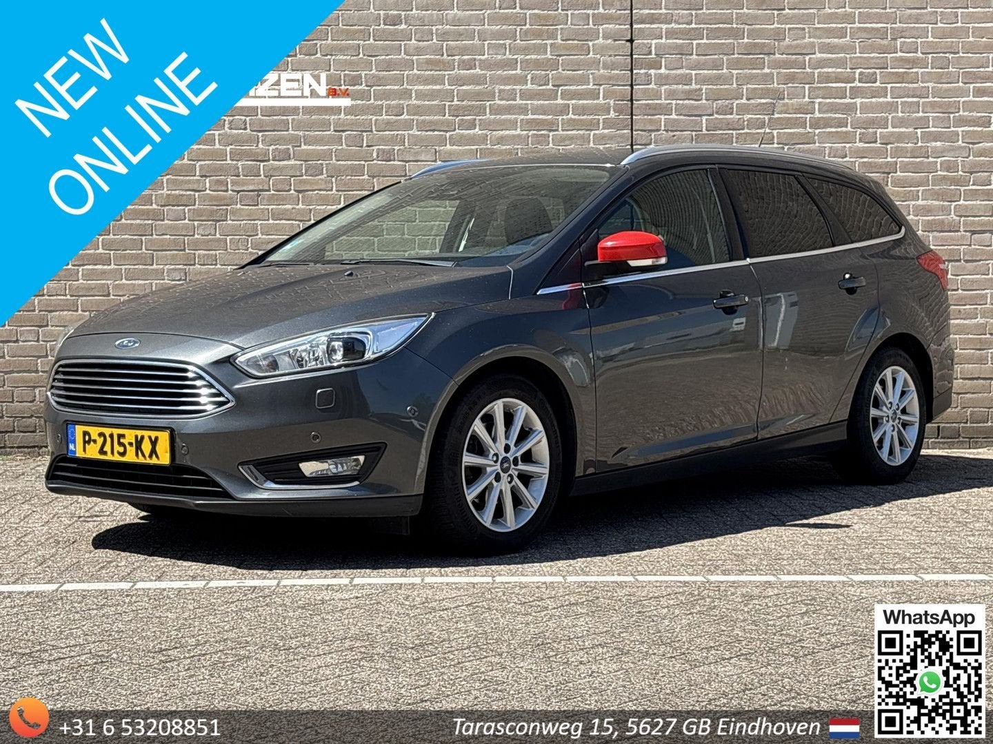 Ford Focus Wagon 1.0 First Edition | Climate | Trekhaak | PD, Auto's, Ford, Focus, 110 g/km, Bedrijf, Zilver of Grijs