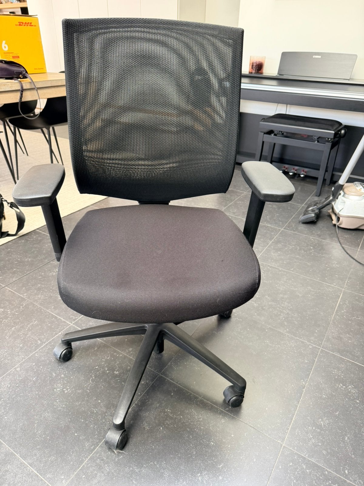 Ergonomische bureaustoel zwart - Klöber, Enlèvement, Comme neuf, Noir, Chaise de bureau