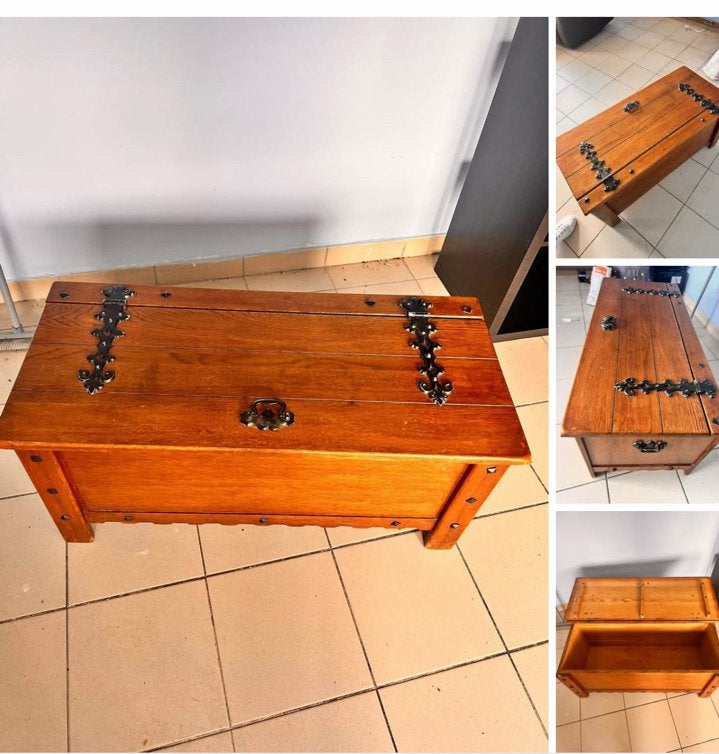 Coffre en bois, Enlèvement, Comme neuf