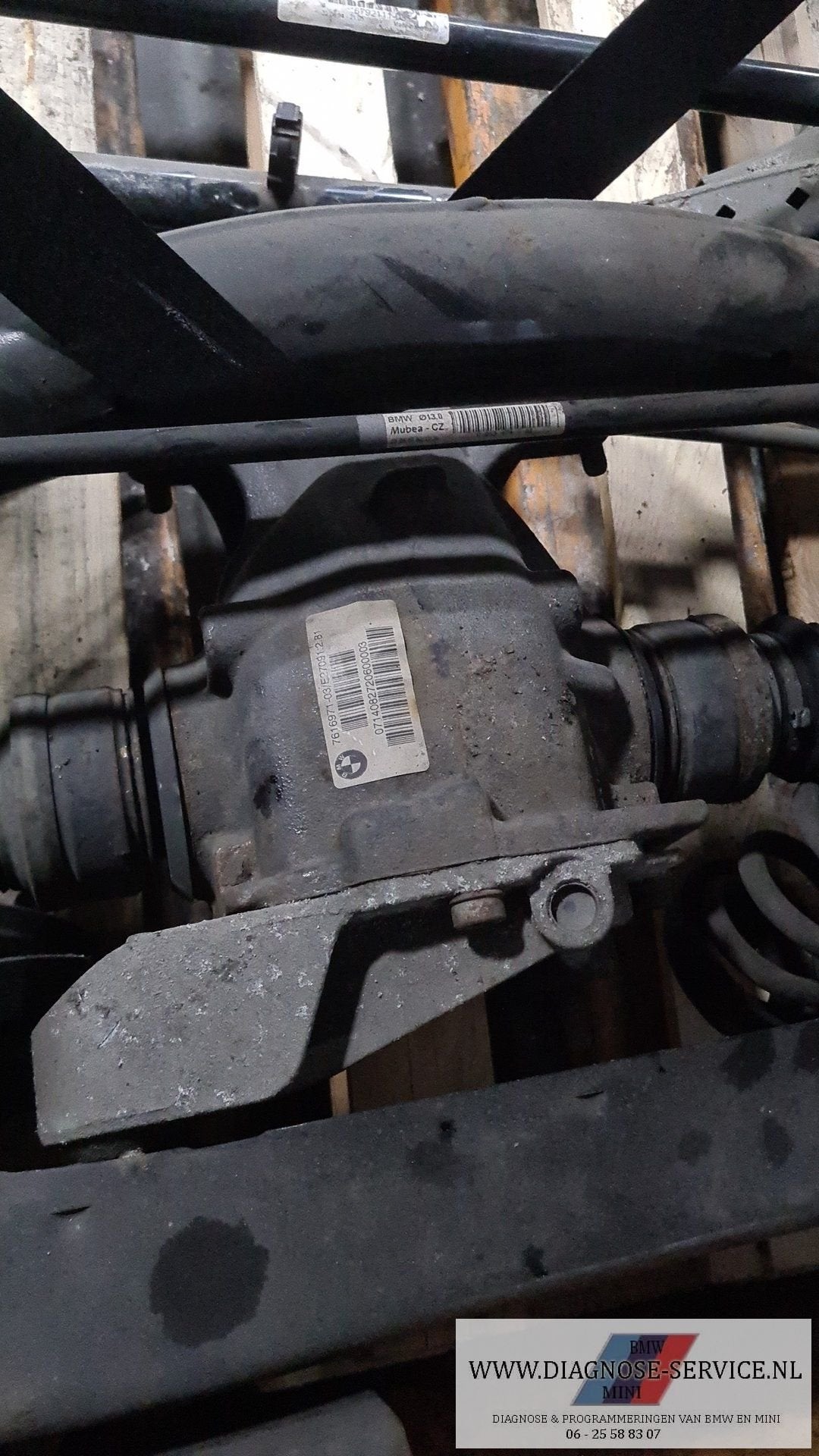 BMW 1er  F20 F21 N13B16A differentieel 2.81 7616971, -, -, Enlèvement, Utilisé