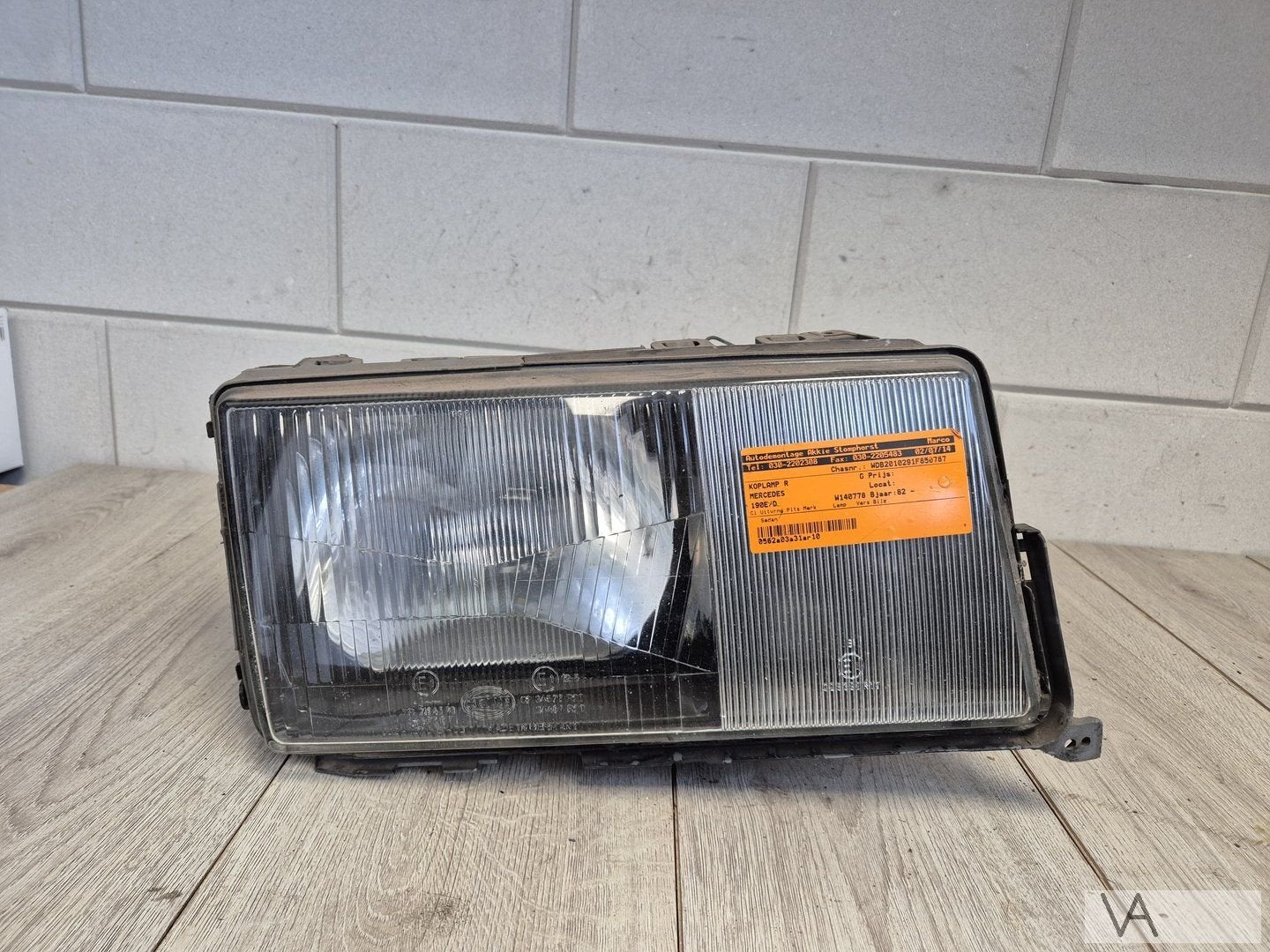 Mercedes W201 190  koplamp rechts ORIGINEEL MB €100, Auto-onderdelen, Gebruikt, -, Ophalen of Verzenden, -
